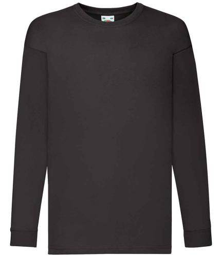 Fruit of the Loom Kids Long Sleeve Value T-shirt